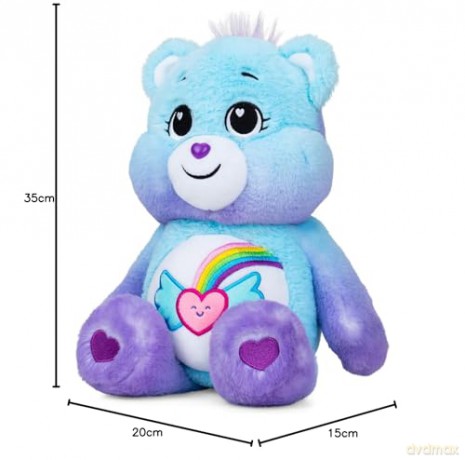 Care Bears | Dream Bright Bear 35cm Medium Plush | Collectable Cute Plush Toy, Cuddly Toys for Children, Soft Toys for Girls Boys, Cute Teddies Suitable for Girls and Boys Ages 4+ | Basic Fun 22425