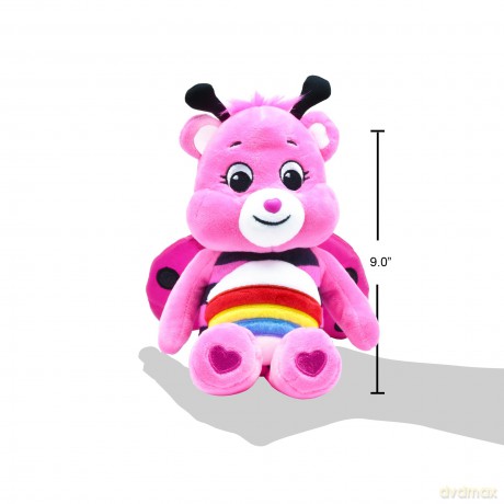Care Bears | Lady Bug Bear 22cm Bean Plush | Collectable Cute Plush Toy, Cuddly Toys for Children, Soft Toys for Girls and Boys, Cute Teddies Suitable for Girls and Boys Ages 4+ | Basic Fun 22321