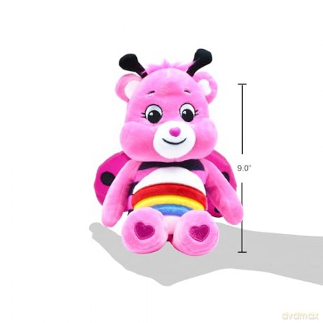 Care Bears | Lady Bug Bear 22cm Bean Plush | Collectable Cute Plush Toy, Cuddly Toys for Children, Soft Toys for Girls and Boys, Cute Teddies Suitable for Girls and Boys Ages 4+ | Basic Fun 22321