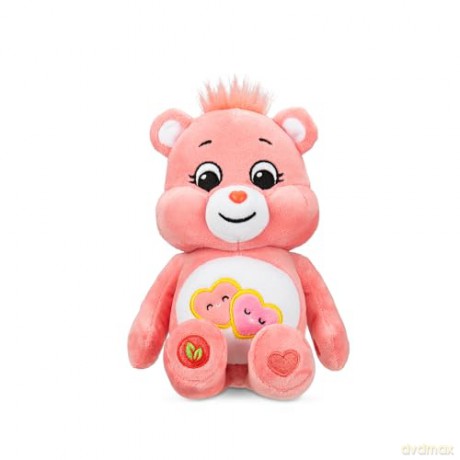 Care Bears | Love-A-Lot Bear 22cm Bean Plush | Collectable Cute Plush Toy, Cuddly Toys for Children, Soft Toys for Girls and Boys, Cute Teddies Suitable for Girls and Boys Ages 4+ | Basic Fun 22033