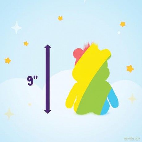 Care Bears | Love-A-Lot Bear 22cm Bean Plush | Collectable Cute Plush Toy, Cuddly Toys for Children, Soft Toys for Girls and Boys, Cute Teddies Suitable for Girls and Boys Ages 4+ | Basic Fun 22033