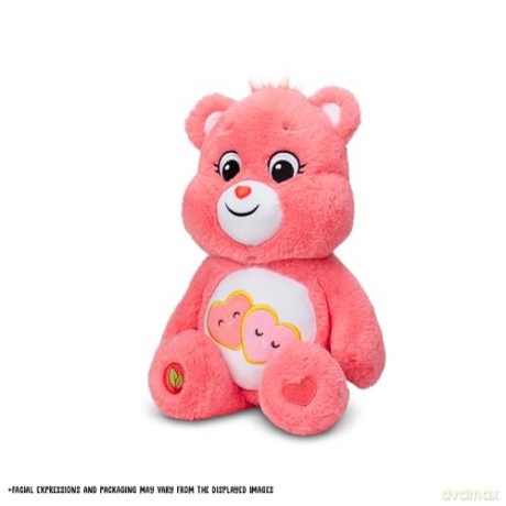 Care Bears | Love-A-Lot Bear 35cm Medium Plush | Collectable Cute Plush Toy, Cuddly Toys for Children, Soft Toys for Girls Boys, Cute Teddies Suitable for Girls and Boys Ages 4+ | Basic Fun 22084