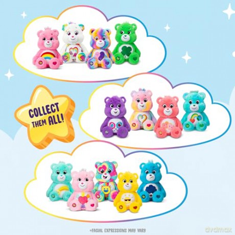 Care Bears | Love-A-Lot Bear 35cm Medium Plush | Collectable Cute Plush Toy, Cuddly Toys for Children, Soft Toys for Girls Boys, Cute Teddies Suitable for Girls and Boys Ages 4+ | Basic Fun 22084