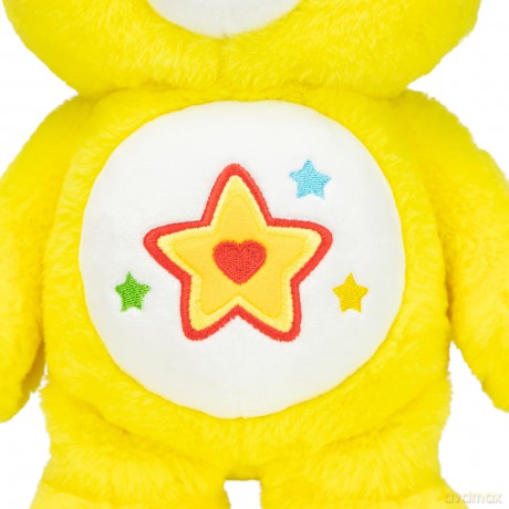 Care Bears | Superstar Bear 35cm Medium Plush | Collectable Cute Plush Toy, Cuddly Toys for Children, Soft Toys for Girls Boys, Cute Teddies Suitable for Girls and Boys Ages 4+ | Basic Fun 22409