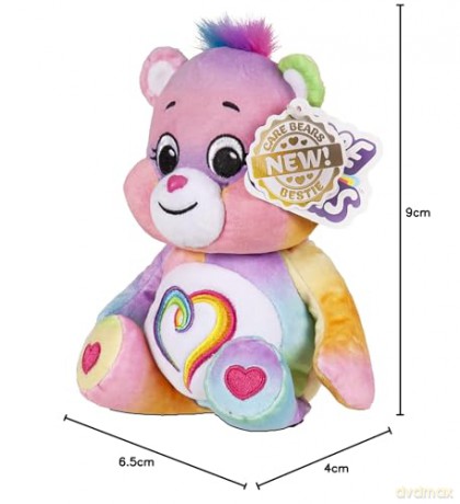 Care Bears | Togetherness Bear 22cm Bean Plush | Collectable Cute Plush Toy, Cuddly Toys for Children, Soft Toys for Girls and Boys, Cute Teddies Suitable for Girls and Boys Ages 4+ | Basic Fun 22175