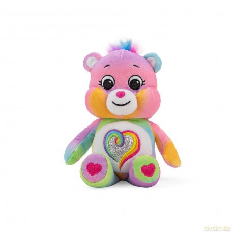 Care Bears | Togetherness Bear Glitter 22cm Bean Plush | Collectable Cute Plush Toy, Cuddly Toys for Children, Soft Toys for Girls Boys, Cute Teddies Suitable for Girls Boys Ages 4+ | Basic Fun 22489
