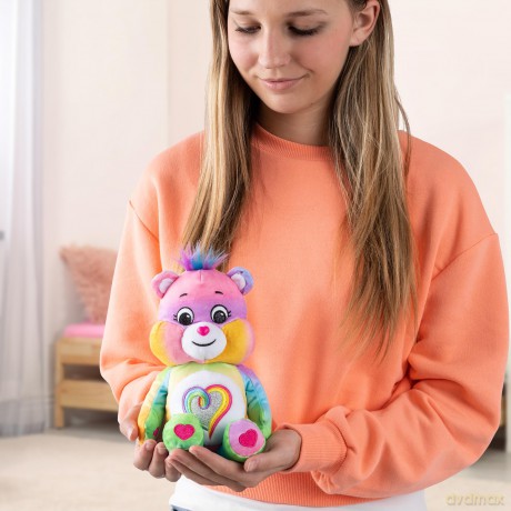 Care Bears | Togetherness Bear Glitter 22cm Bean Plush | Collectable Cute Plush Toy, Cuddly Toys for Children, Soft Toys for Girls Boys, Cute Teddies Suitable for Girls Boys Ages 4+ | Basic Fun 22489