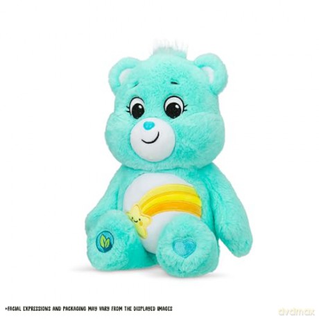 Care Bears | Wish Bear 35cm Medium Plush | Collectable Cute Plush Toy, Cuddly Toys for Children, Soft Toys for Girls Boys, Cute Teddies Suitable for Girls and Boys Ages 4+ | Basic Fun 22086