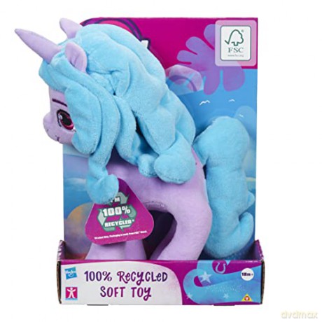 Character Options My Little Pony Izzy Eco Soft Toy, 100% Recycled materials, My Little Pony Gift, Sustainable Toy, Supersoft Plush,Blue