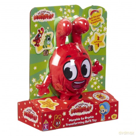 Character Uk Morphle To Orphle Transforming Soft Toy, Red