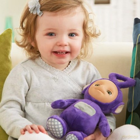 Character Uk Teletubbies 8 Inch Talking Tinky Winky Soft Toy, Purple