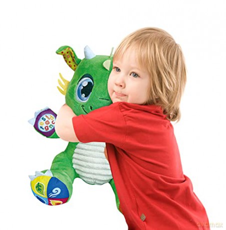 Clementoni - Baby Dragon - Interactive And Talking Plush, Sound Toy for Babies 6+ Months, 61899