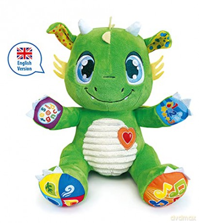 Clementoni - Baby Dragon - Interactive And Talking Plush, Sound Toy for Babies 6+ Months, 61899