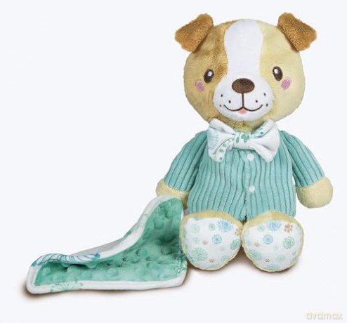 Clementoni 17417 Perrito+ Pete The Puppy Plush Toy for Babies, Ages 0 Months Plus, Multicoloured
