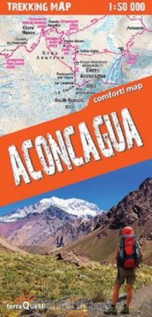 Aconcagua Laminowana mapa trekingowa [KSIĄŻKA]