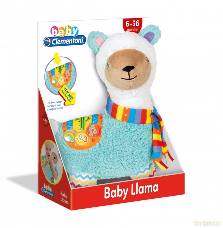 Clementoni 61880 Interactive Llama Plush, Multi-Colour