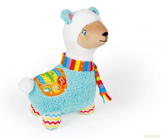 Clementoni 61880 Interactive Llama Plush, Multi-Colour