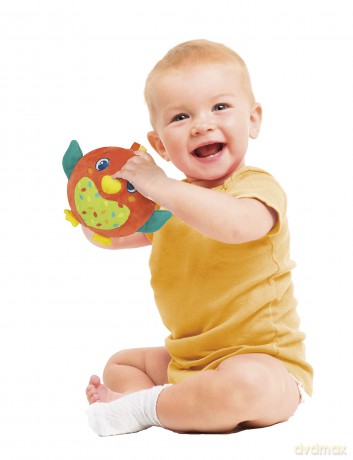 Clementoni 80513 Soft Little Bird in The Baby Garden-Infant Toys 10 Months (Italian, English, French, German, Spanish, Dutch and Polish), Made in Italy [Amazon Exclusive]