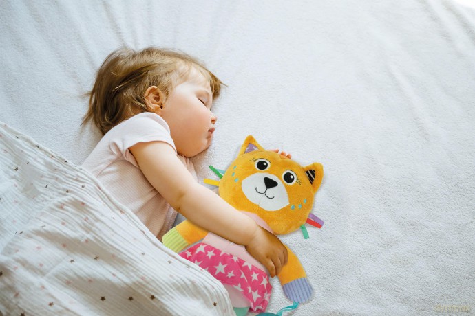 Clementoni Baby Infant Plush Katy The Kitty-New Born Gift, Animal Soft, Early Development & Activity, Sensory Learning Toys, Cuddly Cat, Toddler 0 Months, Machine Washable, 17908, Multicolour