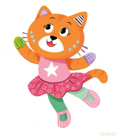 Clementoni Baby Infant Plush Katy The Kitty-New Born Gift, Animal Soft, Early Development & Activity, Sensory Learning Toys, Cuddly Cat, Toddler 0 Months, Machine Washable, 17908, Multicolour