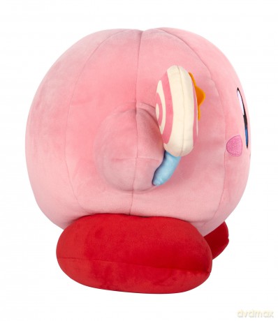 Club Mocchi Mocchi Mega 15 Inch Kirby Plush with Invincible Candy - Collectible Kirby Toys for Ages 3+ Years