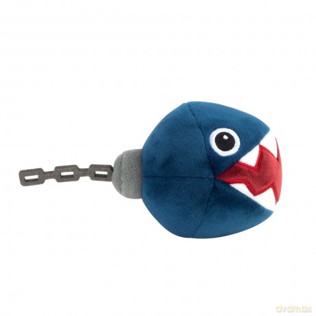 Club Mocchi Mocchi Super Mario Chain Chomp Junior 6 Inch Plush Stuffed Toy - Collectible Super Mario Toys for Ages 3+ Years Old