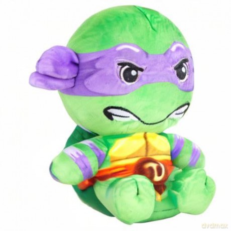 Club Mocchi Mocchi Teenage Mutant Ninja Turtles Donatello Junior Plush Toy - Collectible TMNT Soft Toys - Officially Licensed Superhero Toys - Desk Buddy Action Figures - Ninja Kids Toys 3+ Years