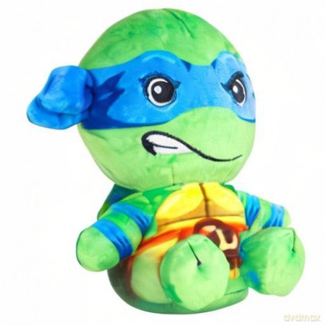Club Mocchi Mocchi Teenage Mutant Ninja Turtles Leonardo Junior Plush Toy - Collectible TMNT Soft Toys - Officially Licensed Superhero Toys - Desk Buddy Action Figures - Ninja Kids Toys 3+ Years