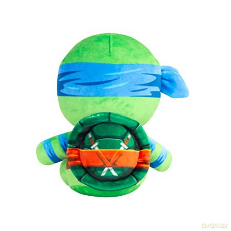 Club Mocchi Mocchi Teenage Mutant Ninja Turtles Leonardo Junior Plush Toy - Collectible TMNT Soft Toys - Officially Licensed Superhero Toys - Desk Buddy Action Figures - Ninja Kids Toys 3+ Years
