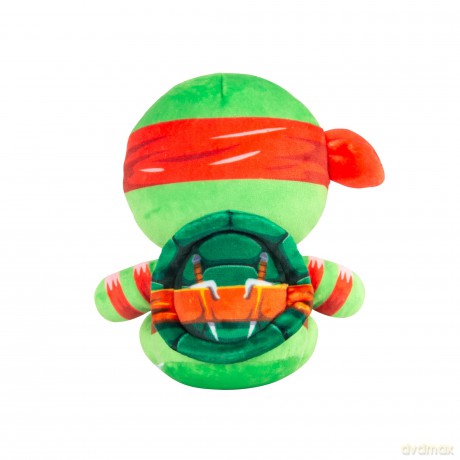 Club Mocchi Mocchi Teenage Mutant Ninja Turtles Raphael Junior Plush Toy - Collectible TMNT Soft Toys - Officially Licensed Superhero Toys - Desk Buddy Action Figures - Ninja Kids Toys 3+ Years