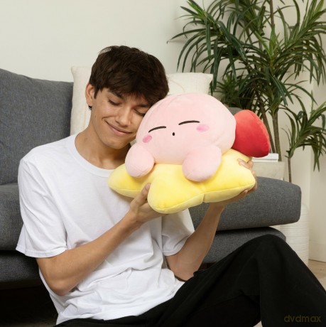 Club Mocchi Mocchi- Warp Star Kirby - Mega Plush Toy - 15 inch