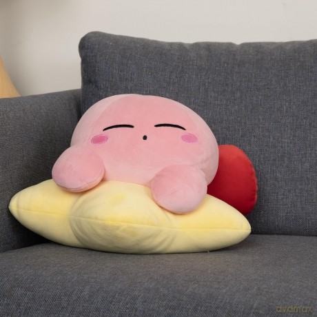 Club Mocchi Mocchi- Warp Star Kirby - Mega Plush Toy - 15 inch