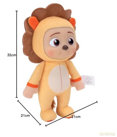 CoComelon 8-Inch JJ Little Lion Little Plush Lion Themed - Inspired by Their Favourite Show - Toys for Preschoolers