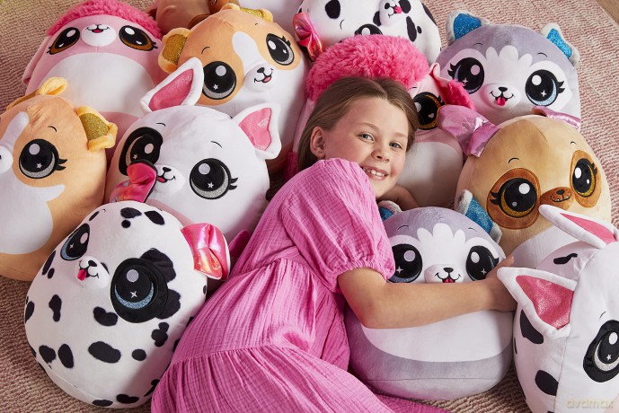 Coco Surprise Coco Squishies Bingo the Dalmatian, Ultra Soft Plushies, 30 cm, Cute Stuffed Animal Toy, Cuddle Plush (Dalmatian)