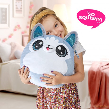 Coco Surprise Coco Squishies Hypa the Husky, Ultra Soft Plushies, 30 cm, Cute Stuffed Animal Toy, Cuddle Plush (Husky)