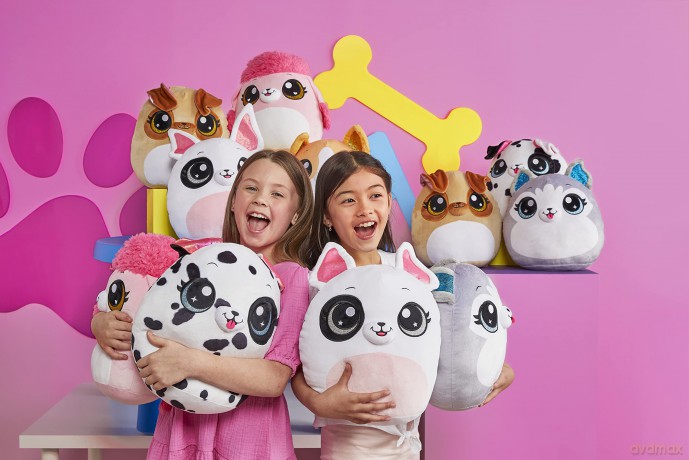 Coco Surprise Coco Squishies Mishmosh the Poodle, Ultra Soft Plushies, 30 cm, Cute Stuffed Animal Toy, Cuddle Plush (Poodle)