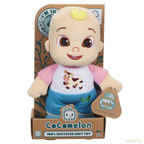 Cocomelon Eco Soft Toy, 100% Recycled Materials, Cocomelon JJ Gift, Sustainable Toy, Supersoft Plush