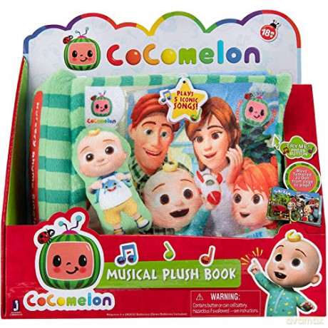 Cocomelon Singing Time Plush Book, various, WT80121