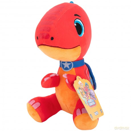 Dino Ranch Blitz Plush 10" Soft, Cuddly, Blitz Plush, Amazon Exclusive, Toys for Kids Ages 3 and Up - Fun Plush Toys Featuring Your favourite Dino,Multicolor,25.40 cm
