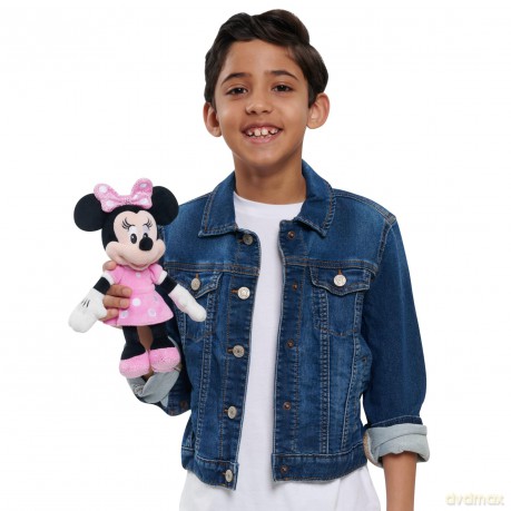 Disney 10937 Mouse Classics Sounds Small Plush-Minnie, Multicolor