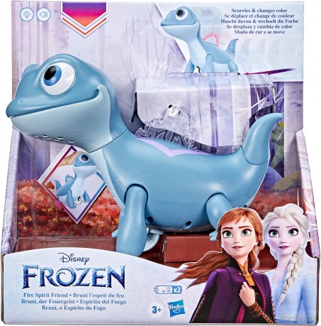 Disney Frozen 2 Fire Spirit Friend Toy, Salamander, Bruni Toy, Toys for Kids Ages 3 and Up, Multicolor, F15585L1