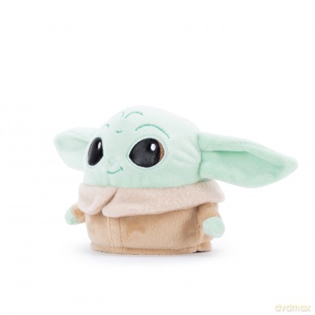 Disney Grogu and Mandalorian Reversible plush soft toy, turn inside out for favourite Mandalorian characters, Simba Reversibles, collect them all suitable from 0 Month