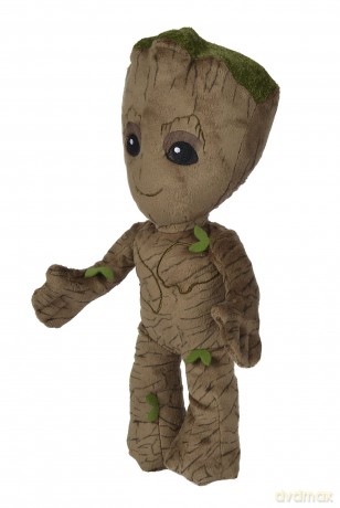 Disney Marvel Groot Floppy Plush Soft Toy,Green,25cm