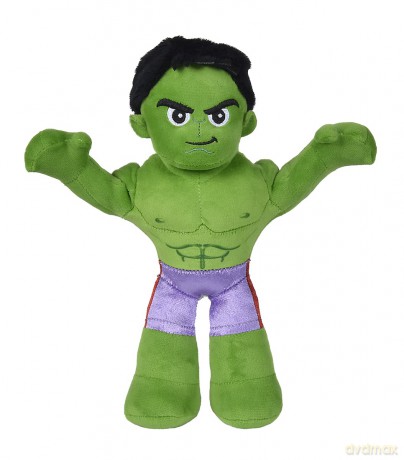 Disney Marvel Hulk Poseable Action Figure 25 cm Soft Toy,Purple