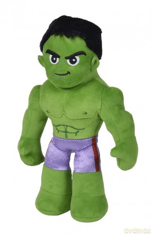Disney Marvel Hulk Poseable Action Figure 25 cm Soft Toy,Purple