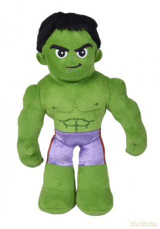 Disney Marvel Hulk Poseable Action Figure 25 cm Soft Toy,Purple