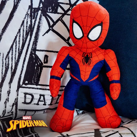 Disney Marvel Spiderman Poseable Action Figure 25 cm Soft Toy,Blue,red