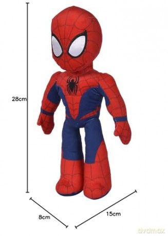 Disney Marvel Spiderman Poseable Action Figure 25 cm Soft Toy,Blue,red