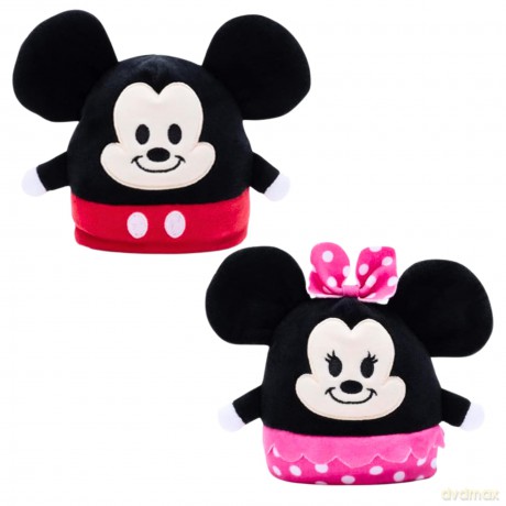 Disney Mickey and Minnie Mouse 10cm Reversible Super Soft Plush Toy