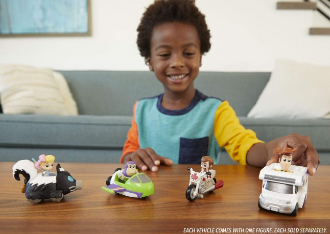 Disney Pixar Toy Story 4 Woody Mini Figure with RV Vehicle, Compact for Home and On-the-Go Play